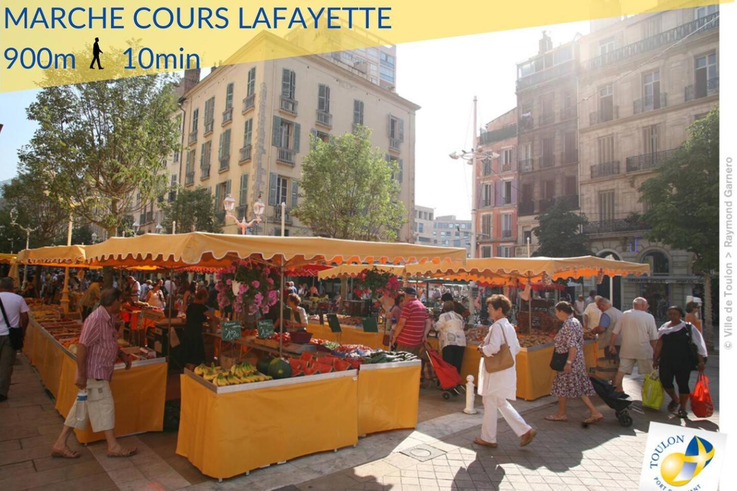 #3 Toulon Centre, Balcon, Lumineux, Stationnement Facile, Tout Confort Exterior photo